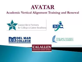 AVATAR Academic Vertical Alignment Training and Renewal