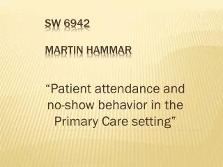 SW 6942 Martin Hammar