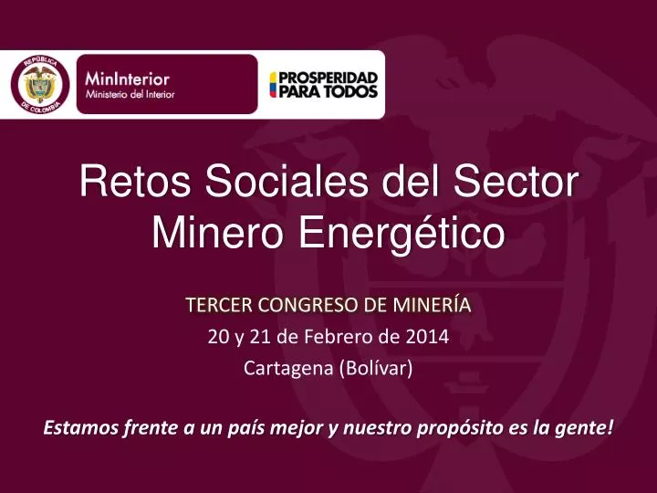 retos sociales del sector minero energ tico