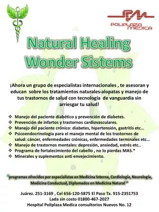 Natural Healing Wonder Sistems