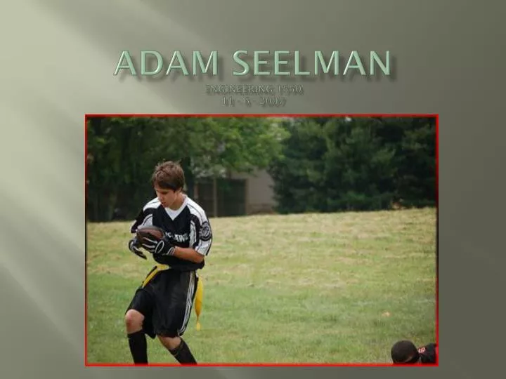 adam seelman engineering 1550 11 6 2007