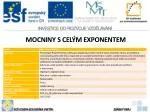 Mocniny s celým exponentem - slide 1