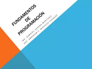 fundamentos de programaci n