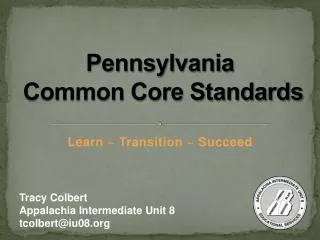 Pennsylvania Common Core Standards