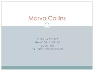 Marva Collins