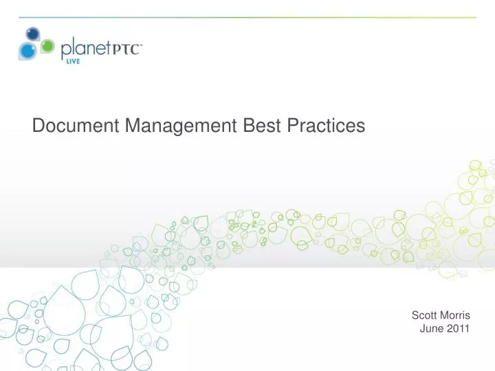 document management best practices