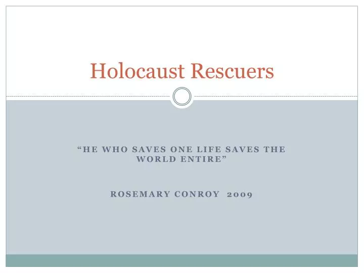 holocaust rescuers
