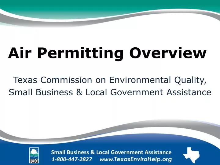 air permitting overview