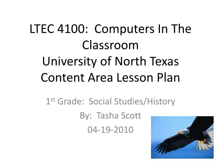 ltec 4100 computers in the classroom university of north texas content area lesson plan