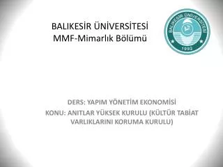 balikes r n vers tes mmf mimarl k b l m