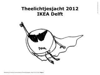 theelichtjesjacht 2012 ikea delft