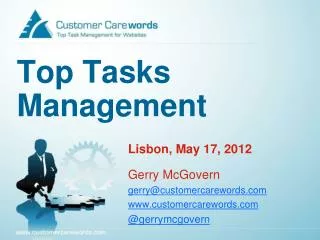 Top Tasks Management