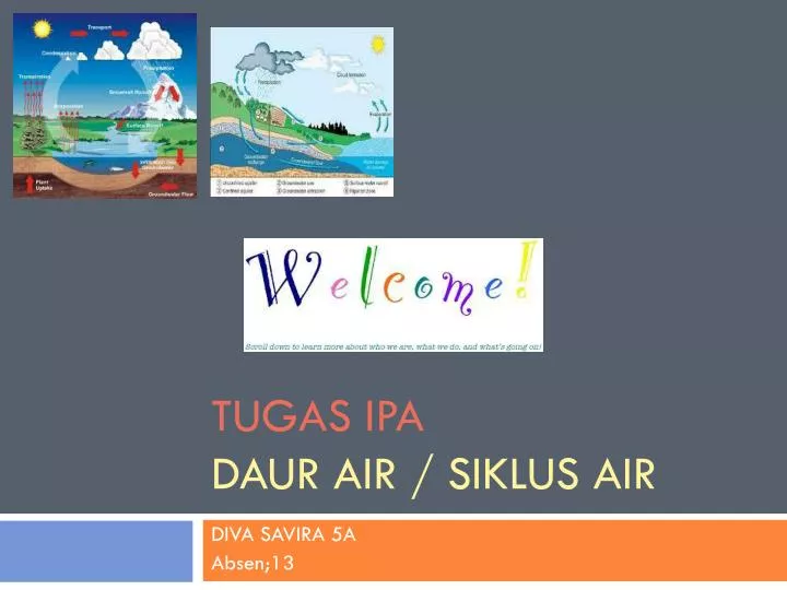 tugas ipa daur air siklus air