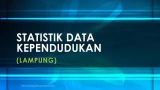 statistik data kependudukan