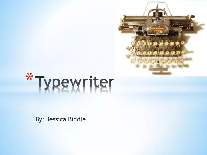 typewriter