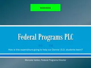 Federal Programs PLC