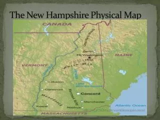 The New Hampshire Physical Map