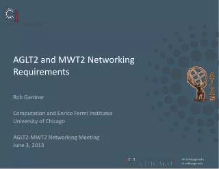 AGLT2 and MWT2 Networking Requirements