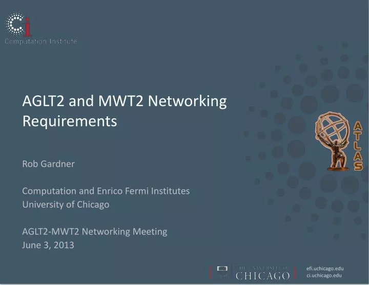 aglt2 and mwt2 networking requirements