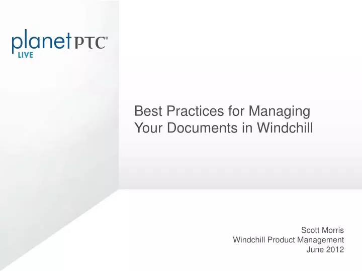 best practices for managing your documents in windchill
