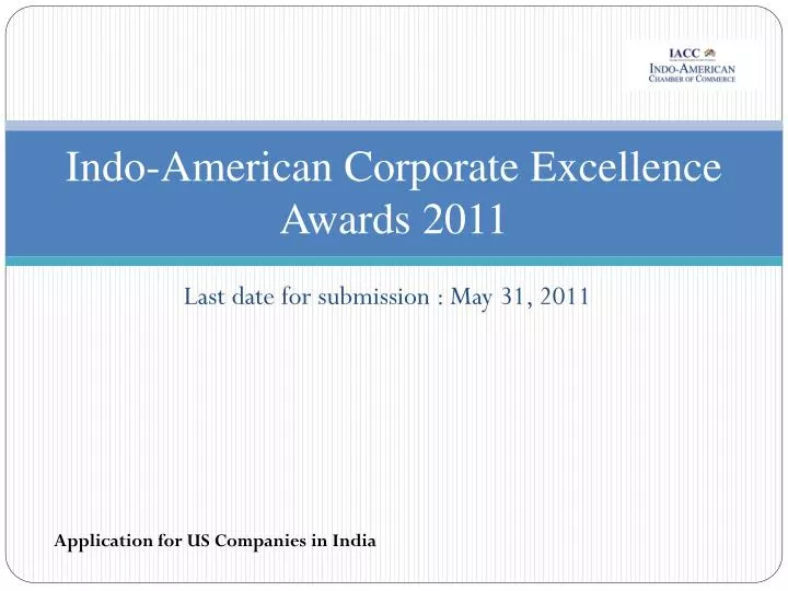 indo american corporate excellence awards 2011