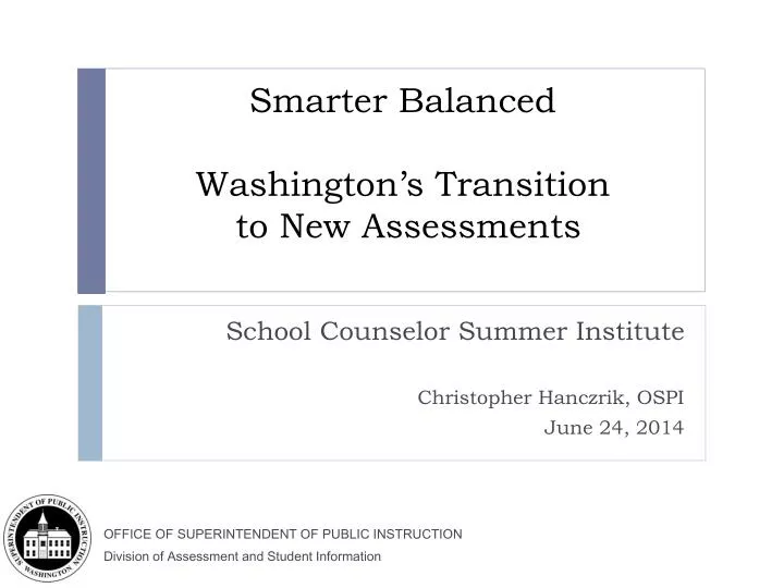 smarter balanced washington s transition to new assessments