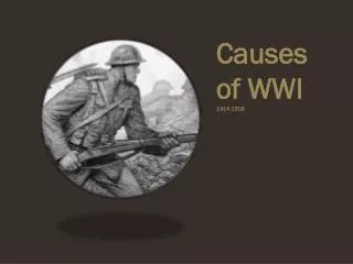 Causes of WWI 1914-1918