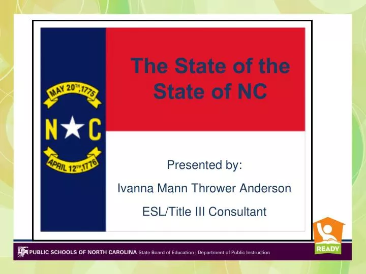 the state of the state of nc