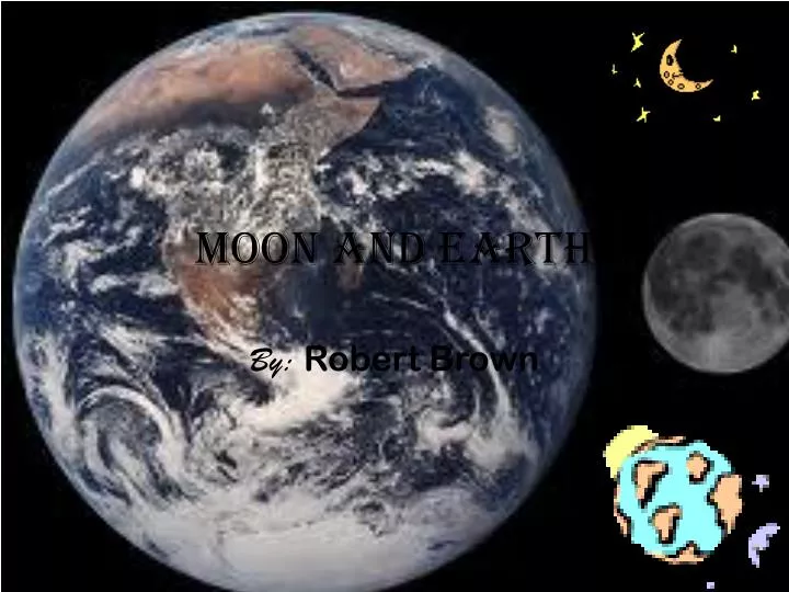 moon and earth