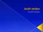 Math review - slide 1