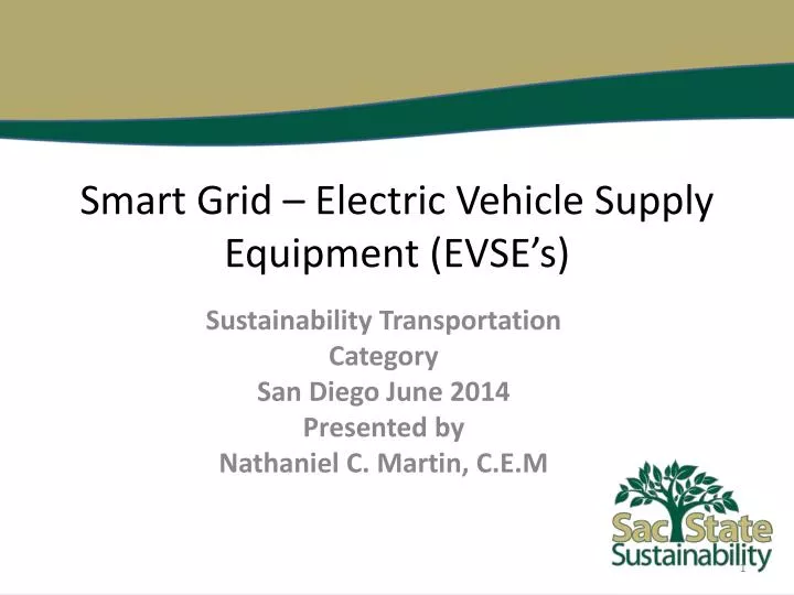 smart grid electric vehicle supply equipment evse s