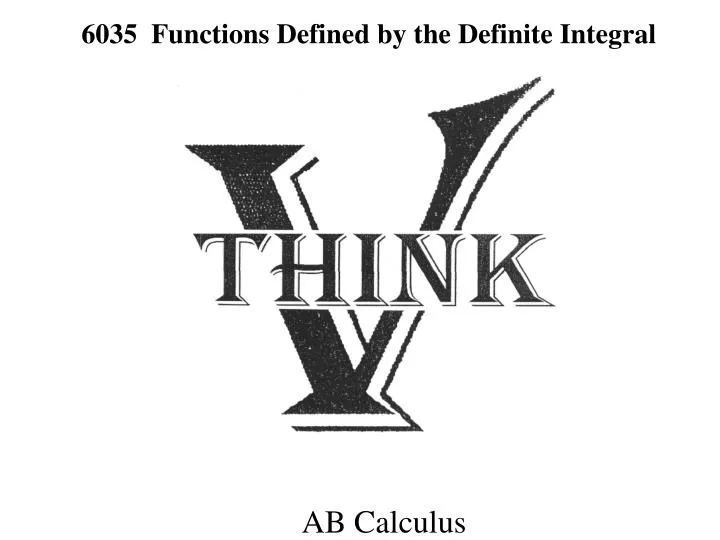 6 035 functions defined by the definite integral