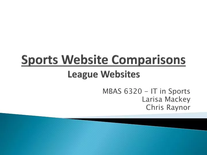 sports website comparisons league websites