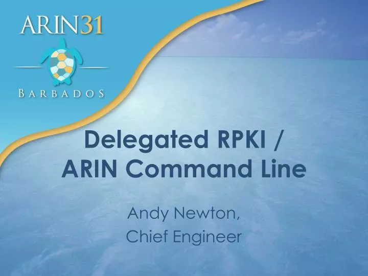 delegated rpki arin command line