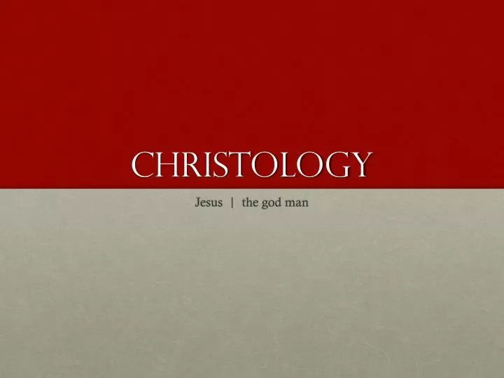 christology