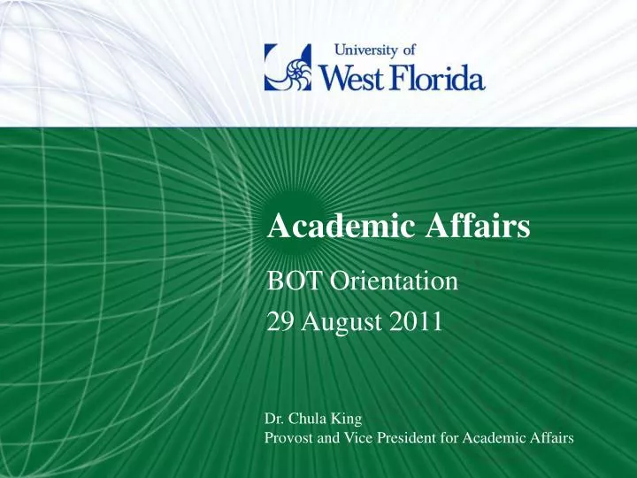 academic affairs