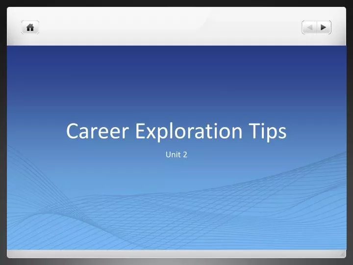 career exploration tips