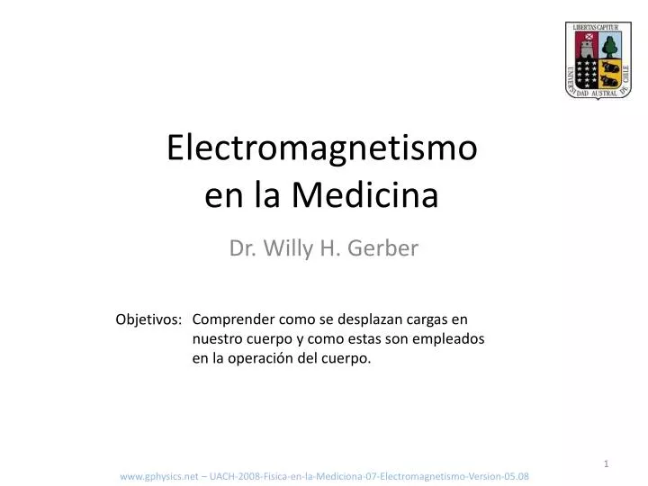 electromagnetismo en la medicina