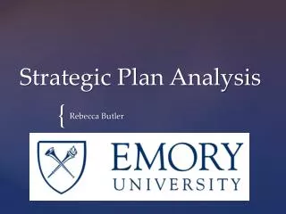 Strategic Plan Analysis