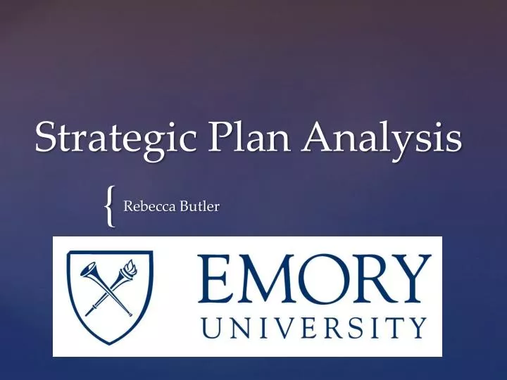 strategic plan analysis