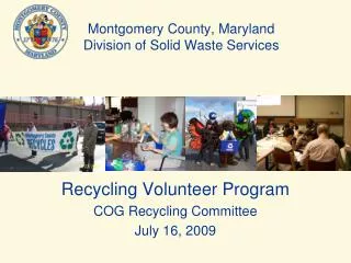 Montgomery County, Maryland Division of Solid Waste Services