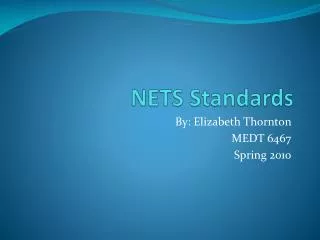 NETS Standards
