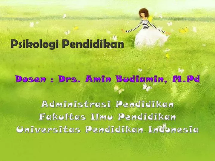 PPT - Psikologi Pendidikan PowerPoint Presentation, Free Download - ID ...