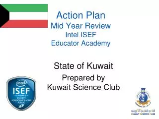 Action Plan Mid Year Review Intel ISEF Educator Academy