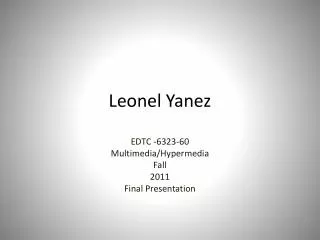 Leonel Yanez