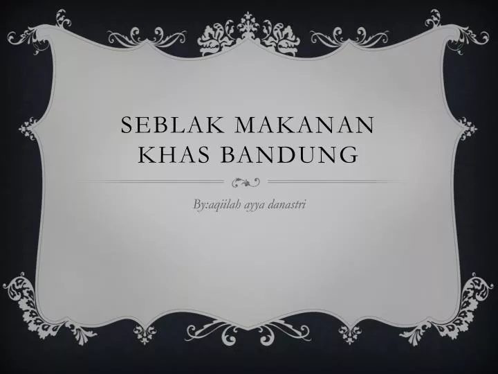 seblak makanan khas bandung