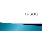 FIREWALL - slide 1