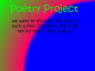 Poetry Project