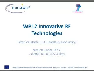 WP12 Innovative RF Technologies