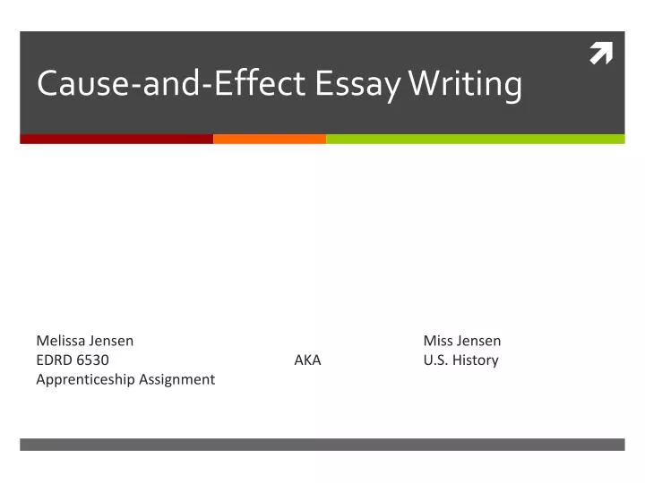 cause and effect essay writing